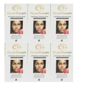 Clear Therapy CT+ Lightening Purifying Soap - White Packaging 6 Soap